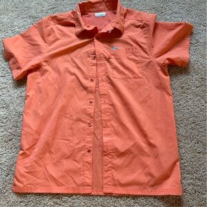 Columbia Men's Orange/Coral PFG Shirt